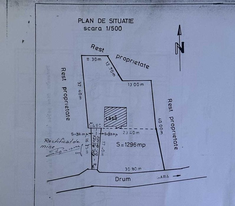 Casa Batraneasca + teren 1300mp Valenii de munte ( Comuna Teisani, sat Olteni, Valea Stâlpului)