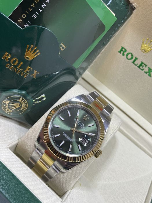 Rolex DateJust green