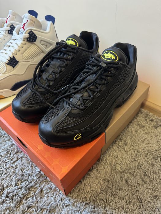 Nike Air Max 95 Corteiz Honey Black & Jordan 4 Retro SB Navy Blue