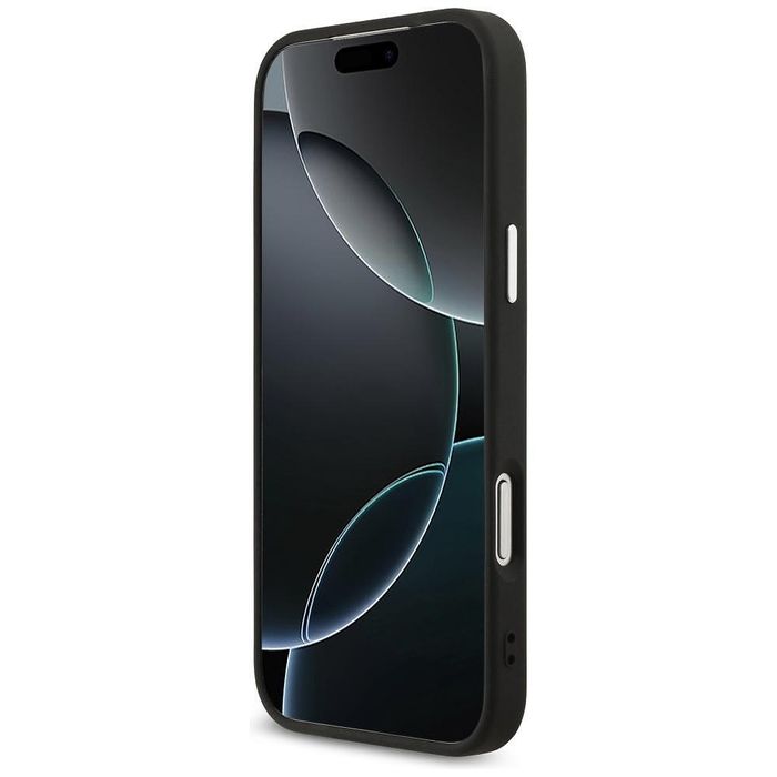 Case guess 4g triangle logo magsafe for iphone 17 pro max black silver