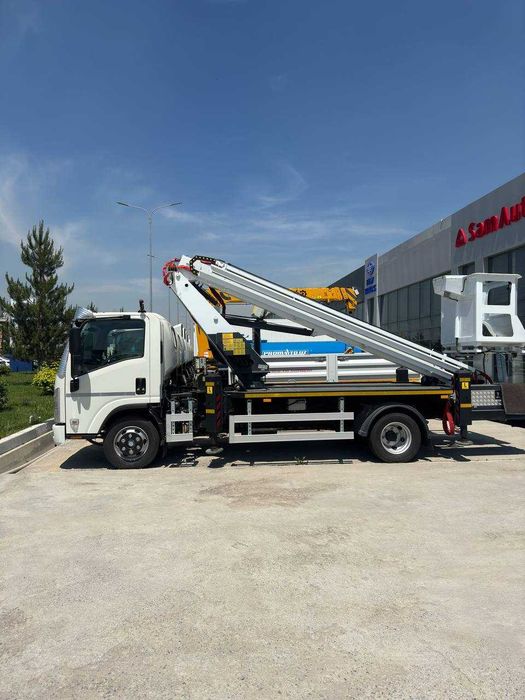 Телескопическая вышка – 18 и 22 м   ISUZU NPR75K