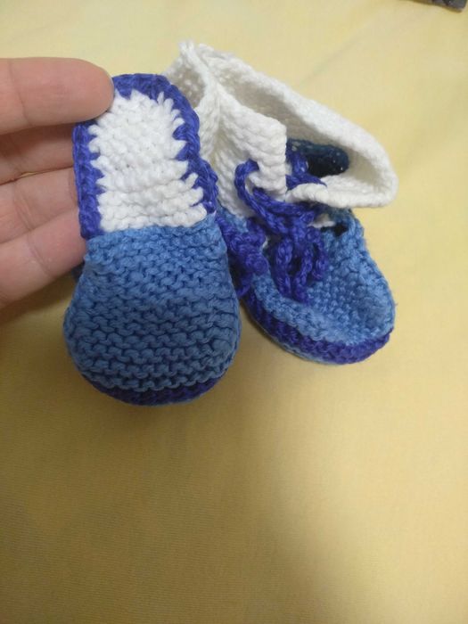 Нови бебешки и детски терлици ръчно плетиво