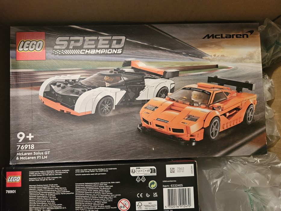 Lego Speed Champions 76918 - McLaren Solus GT si McLaren F1 LM