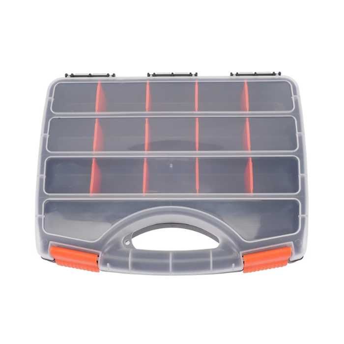 Органайзер с 17 отделения за инструменти и крепежни елементи