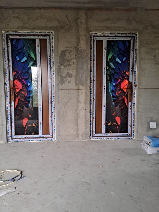 Tamplerie PVC cu geam termopan cu posibilitate si in rate