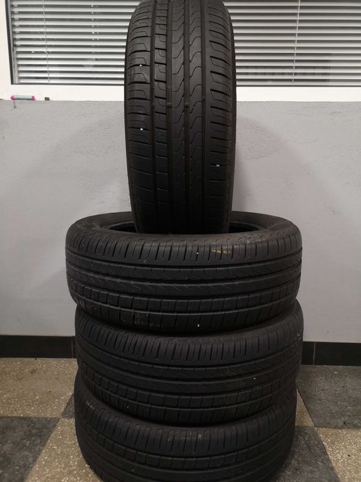 4бр 215/55/17 PIRELLI 7мм грайфер дот:21г +++