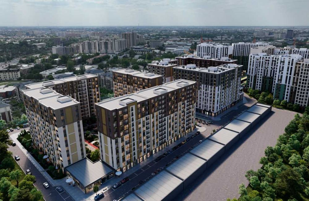 Продам 2-комн. квартиру 62.19 м² в NRG Jomiy |9 этаж |Скидка -20%!(АА)