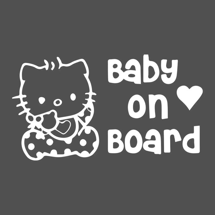 НАМАЛЕНИЕ!!! Стикери Бебе в колата - 4,50