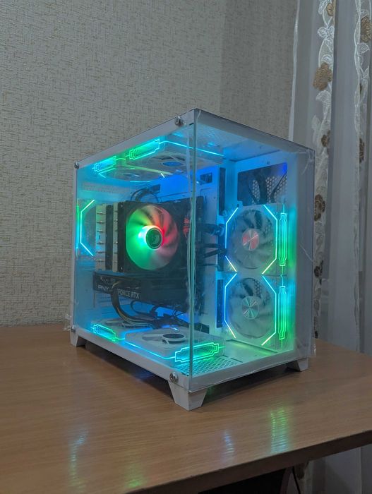 Корпус Аквариум + 7 ARGB кулеров