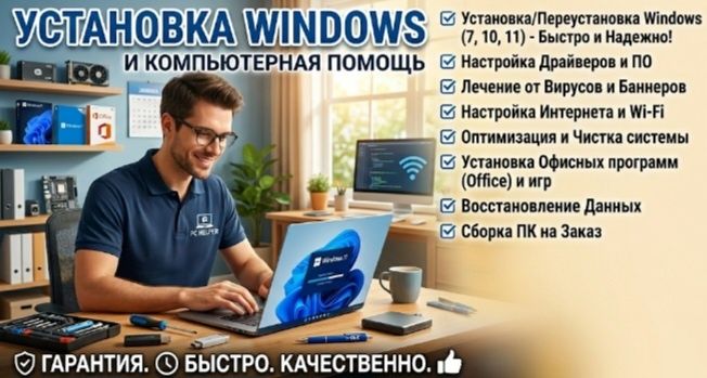 установка windows, linux