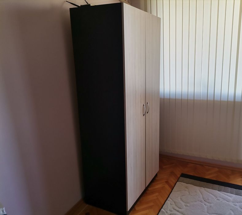 Комплект спално обзавеждане - Приста+матрак 140/200/+гардероб+скрин/