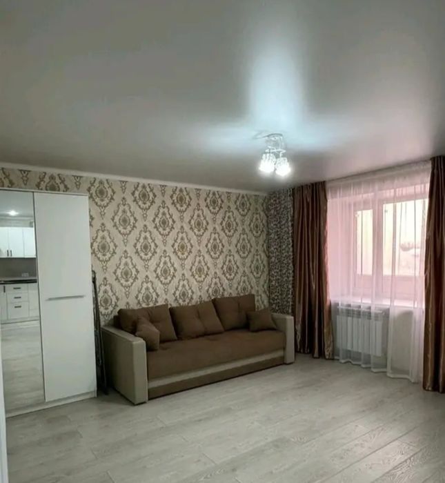 Сдам 1комн-студию. ЖасОркен. ЕВРОРЕМОНТ.