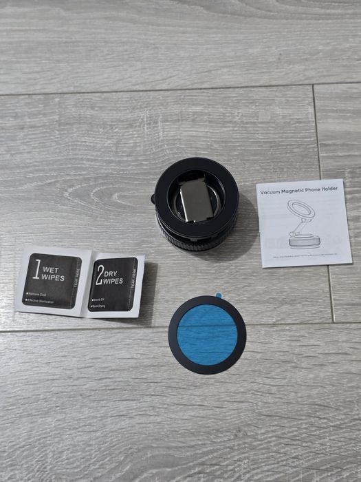 Suport telefon MagSafe rotativ 360° – negru, nou