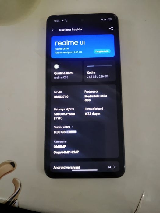 realme  c55 ariginal