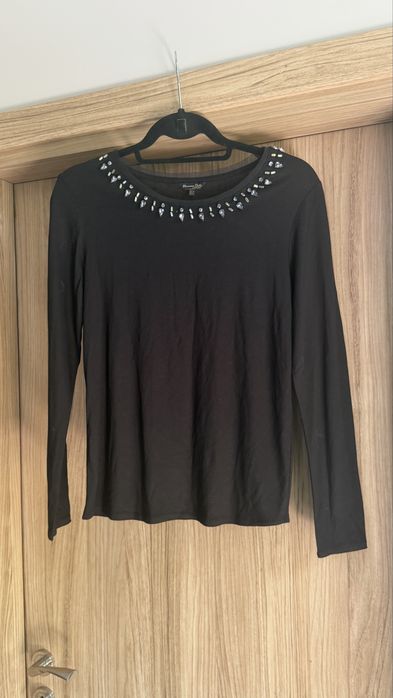 Massimo Dutti фина блуза с дълъг ръкав