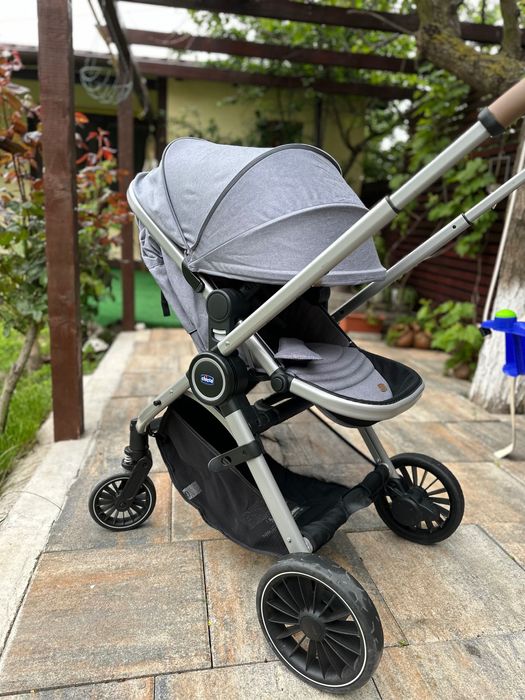 Cărucior 3in1 Chicco trio bestfriend pro light magnet+suport legănat