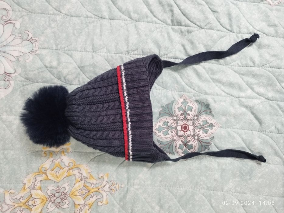 Зимняя шапка на 1-3 лет