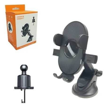 Стойка №3981 за телефон вакуум 360 ° 2в1 със 2 захвата