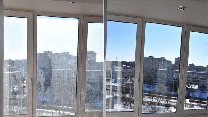 Мытье окон клининг