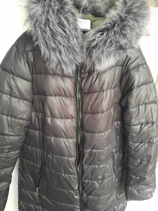 Пухено двулицево зимно яке