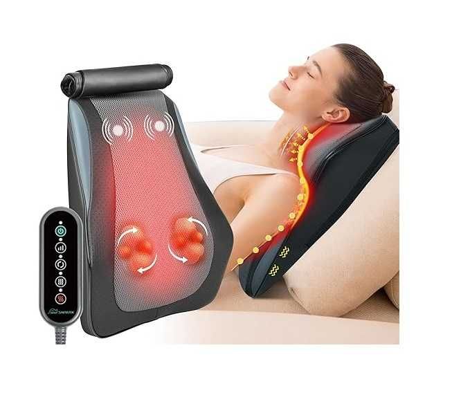 Шиатсу масажор със загряване Snailax SL-128 Shiatsu за врата и гърба