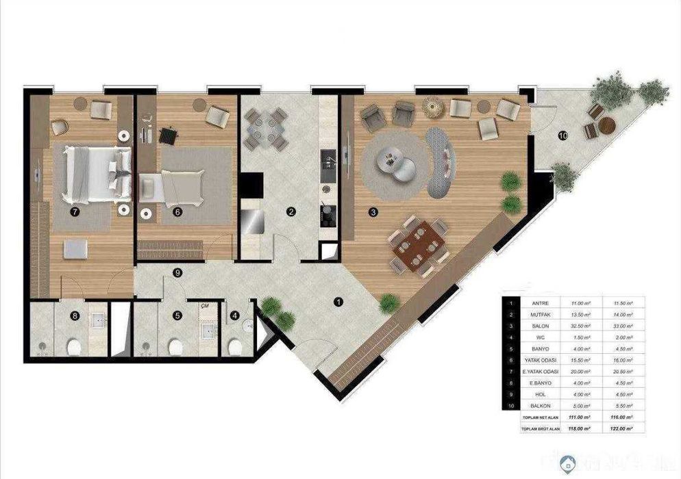 ЖК Akay City м.Х.Алимжана Дархан 3-комн 24/25 117 м² коробка