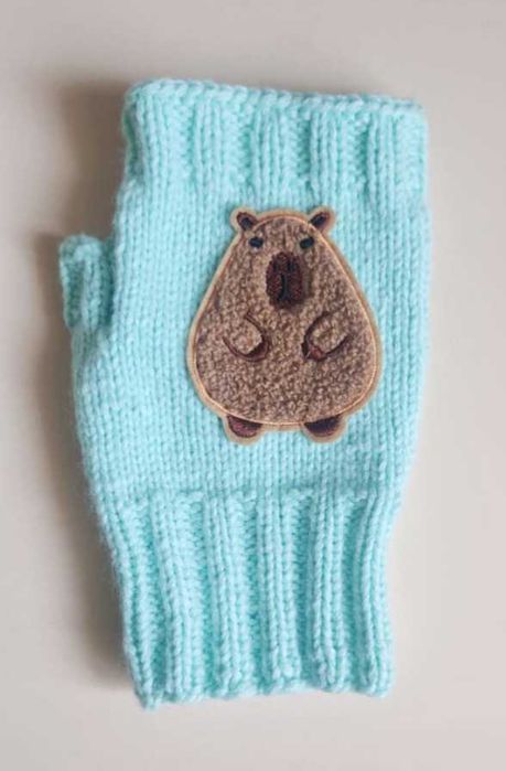 Женские митенки Капибара