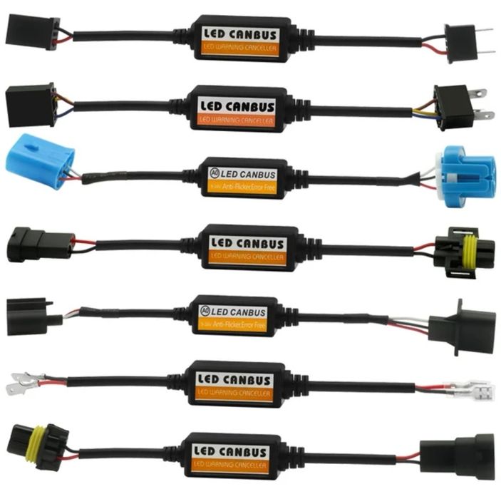 Led canbus декодер за грешка H1,H4,H7.HB3 декодер изгоряла кушка лед
