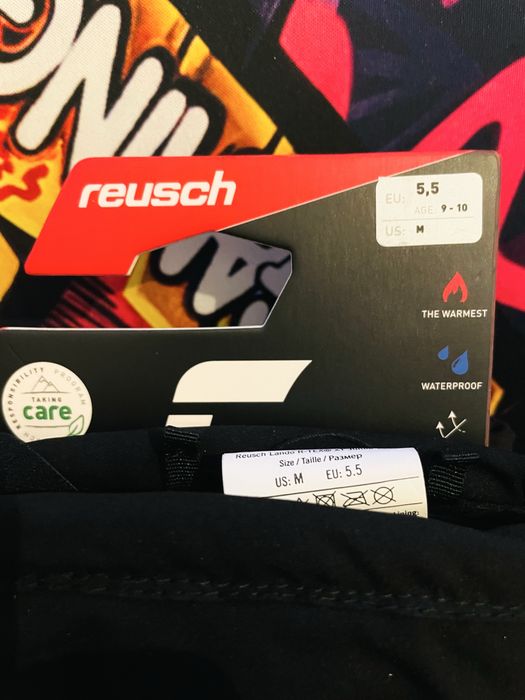 Manusi ski baieti Reusch R-TEX XT Junior Lobster, negru