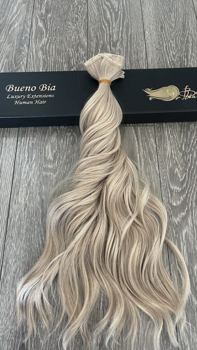 Accesori de par, extensii par volum norma 150 grame blond platinat