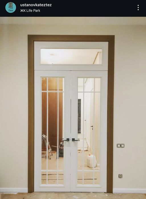 Установка межкомнатных дверей любой сложности