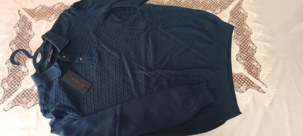 Мужское поло с длинными рукавами Erkaklar polosi