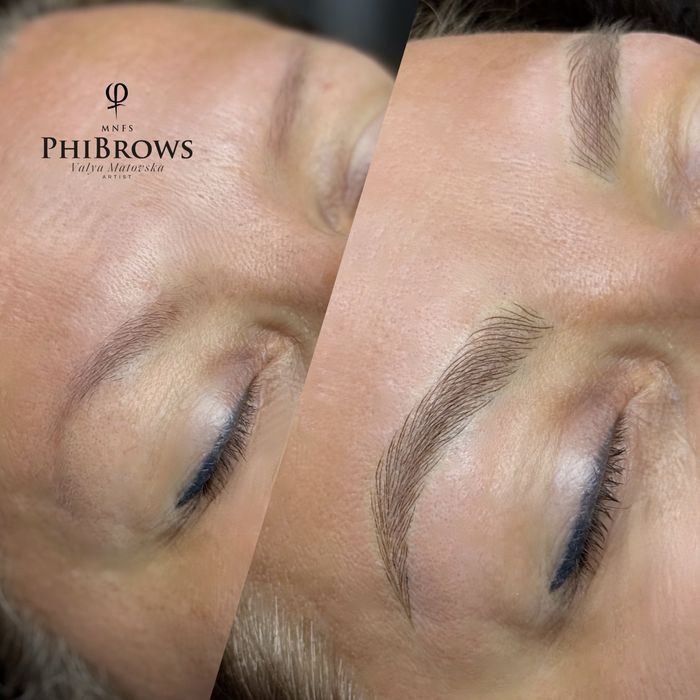 Процедура Микроблейдинг PhiBrows / перманентен грим / PMU вежди