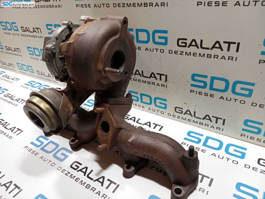 Turbo Turbina Turbosuflanta Paleti Atinsi Audi A6 C5 1.9 TDI AFN AVG 1998 - 2001 Cod 028145702H [M6179]