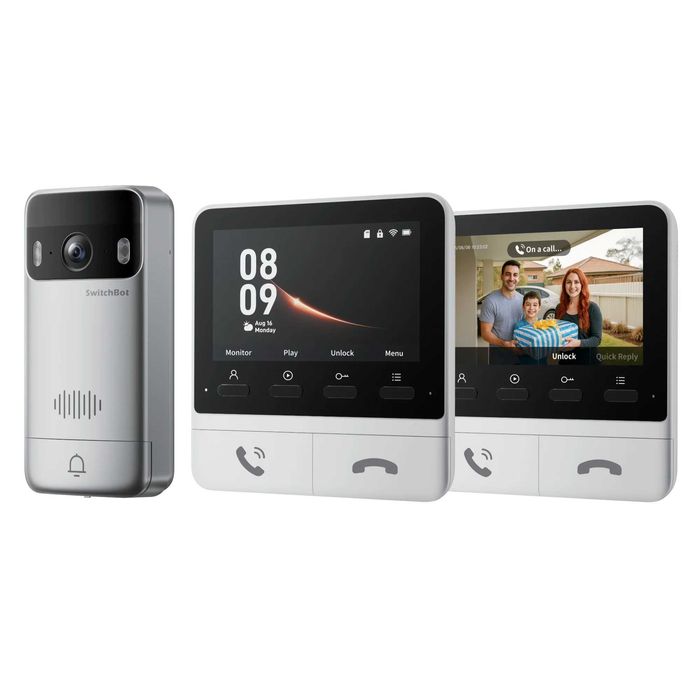 SwitchBot Smart Video Doorbell 2K камера и звънец
