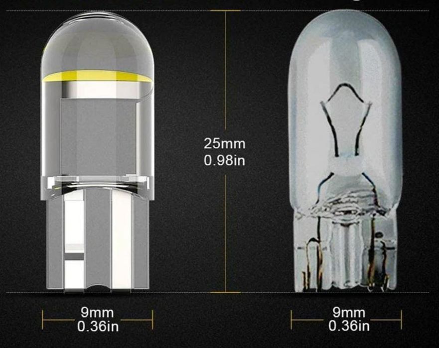 Kрушки led t10 оранжеви w5w 12xsmd 2835 12v flyseen fls6000 yellow ...