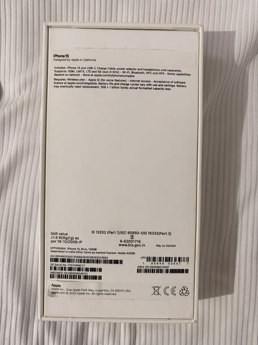 Айфон 15 на 128 гб