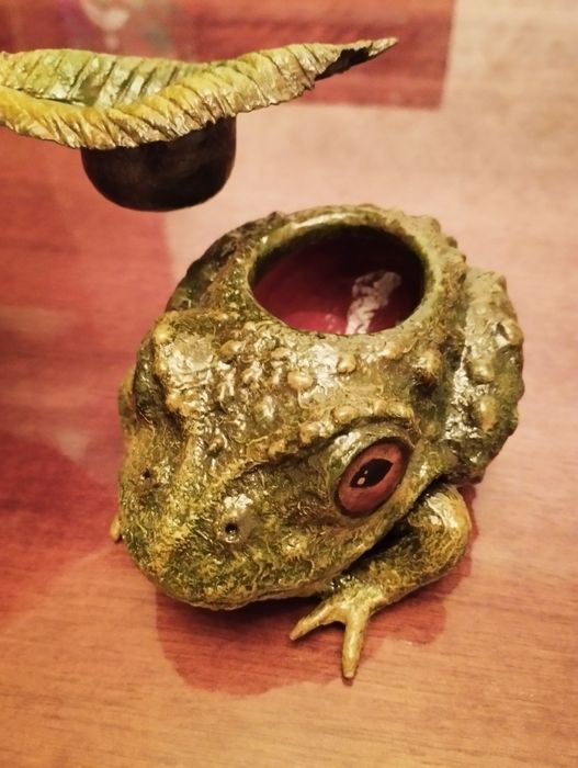 Шкатулка жаба ручная работа