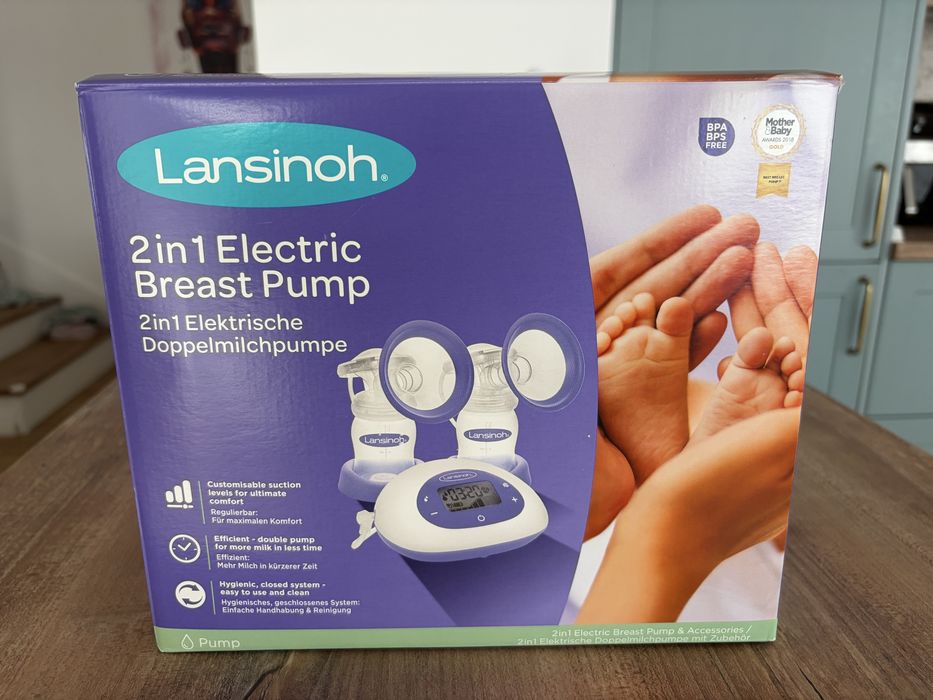 Vand Pompa de sân electrică dublă, 2in1, Lansinoh