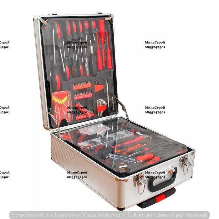 Куфар с инструменти Stahlmayer 499 части 2024 GERMANY