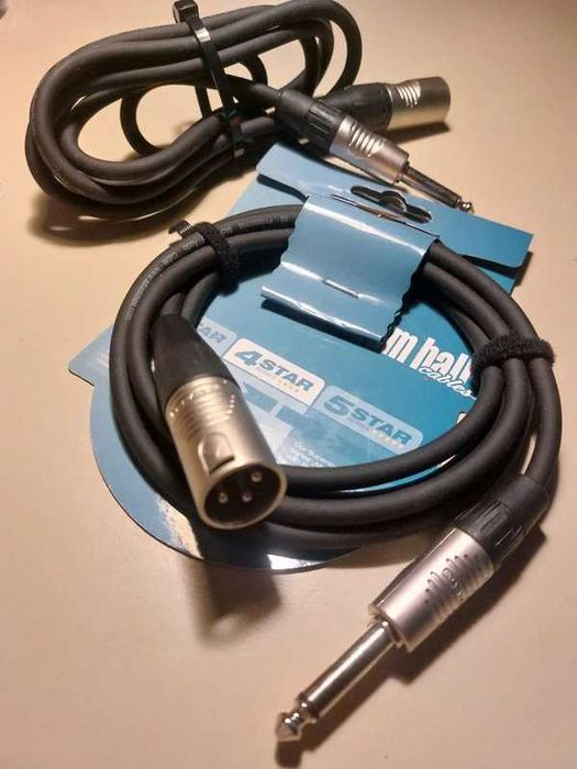 Cablu Audio Profesional Adam Hall XLR Jack 6.3mm 1.5m