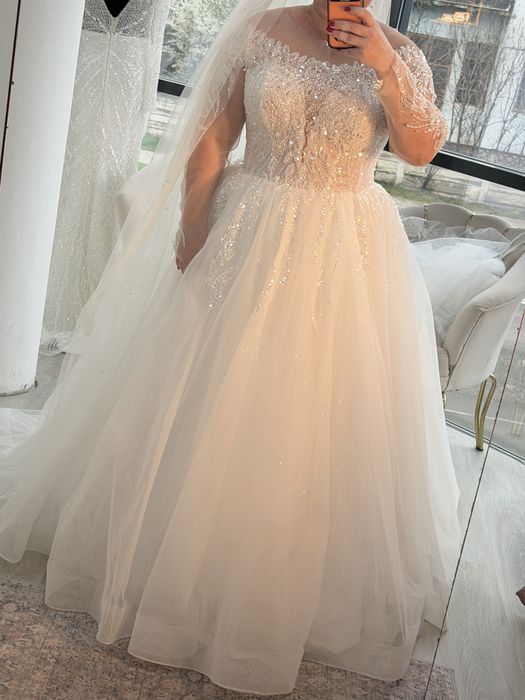 Rochie mireasa Alb/ivoire
