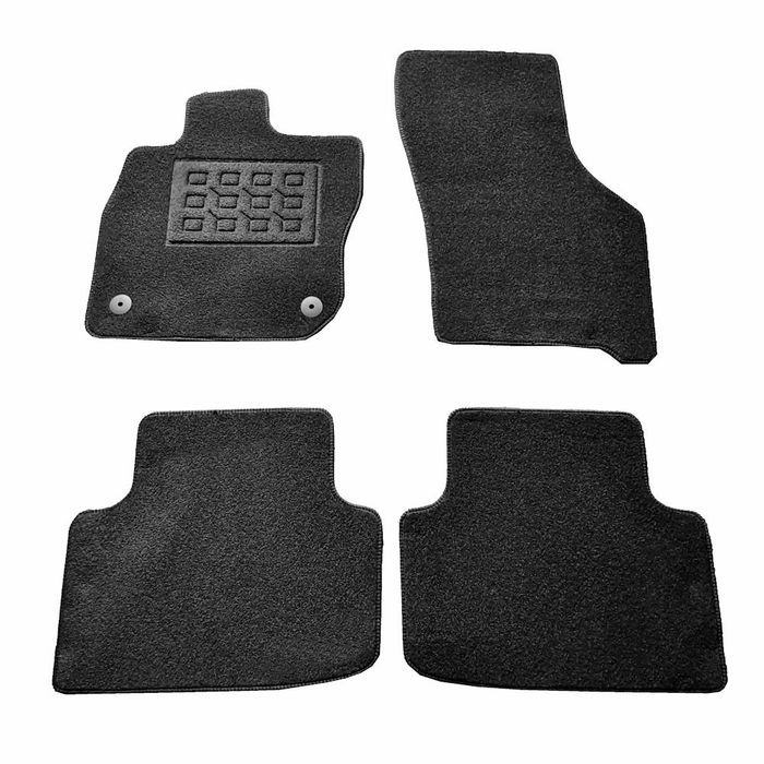 Covorase mocheta Seat Leon 4 eTSI 2020-> prezent, Negre, set de 4 bucati