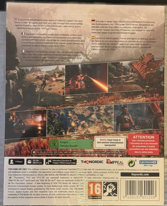 нова Outcast A New Beginning Adelpha Edition за PS5, PC и Xbox One X