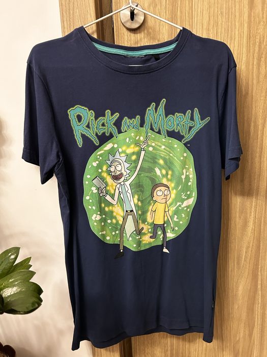 Tricouri Rick & Morty S/M noi portal si Pickle Rick