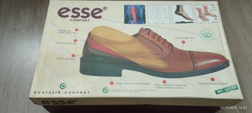 Туфли, Турция, натур кожа, 41-42