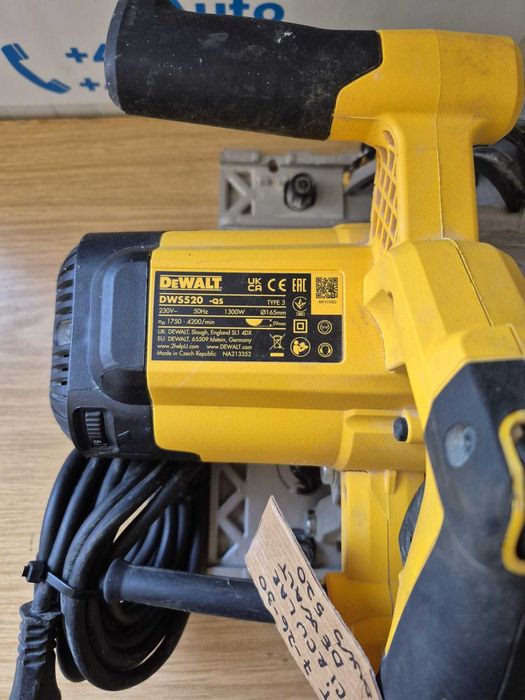 circular dewalt dws520 - lot 7-26-30