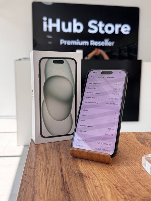 Айфон15•128гб/100%қара