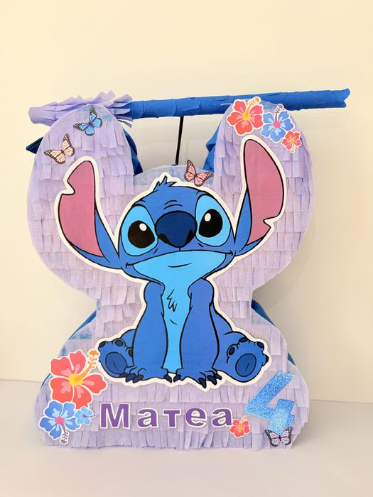 Стич в лилаво пинята Stitch