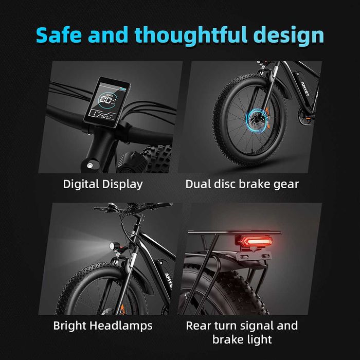 Електрически велосипед/колело AMYET EB26 1000W 15AH